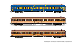 021-HE4017 - H0 - RENFE, 3-tlg. Set „Media Luna” Reisezugwagen, Ep. IV